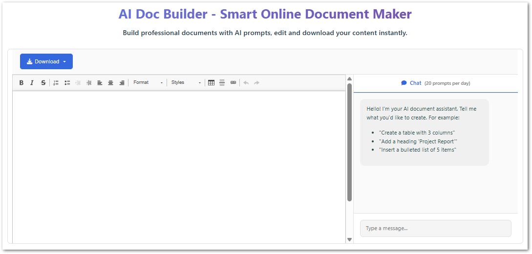 AI Doc Builder