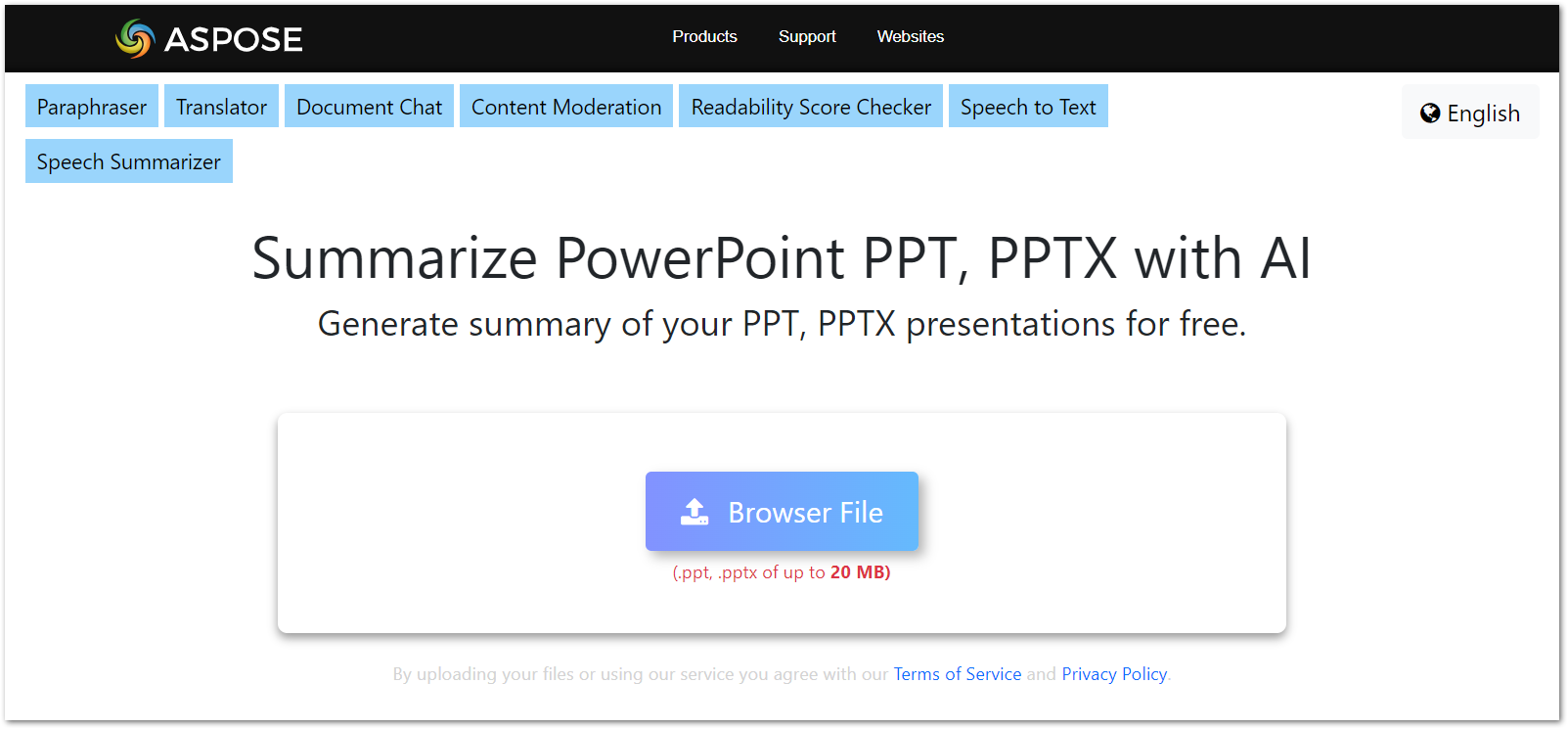 Summarize PowerPoint PPT